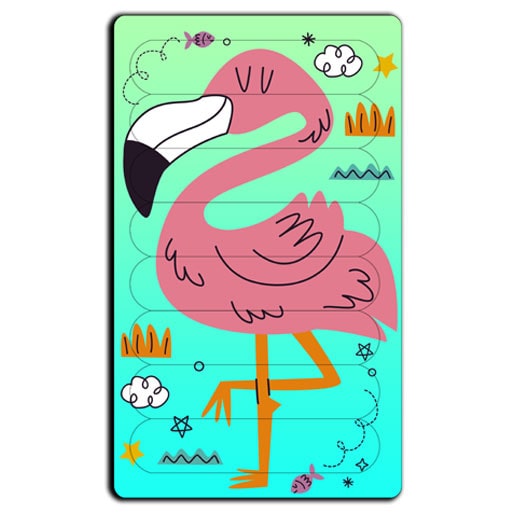 پازل چوب بستنی فلامینگو